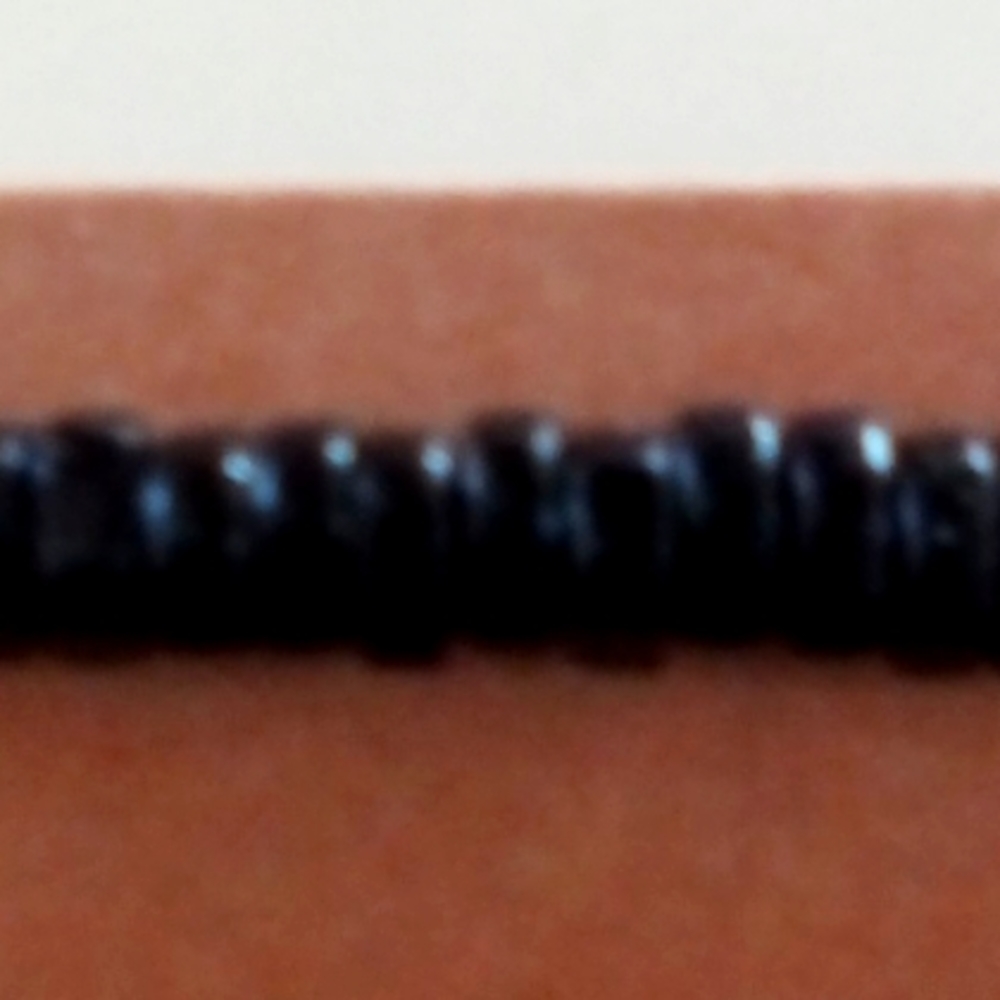 Black Beaded Bracelet